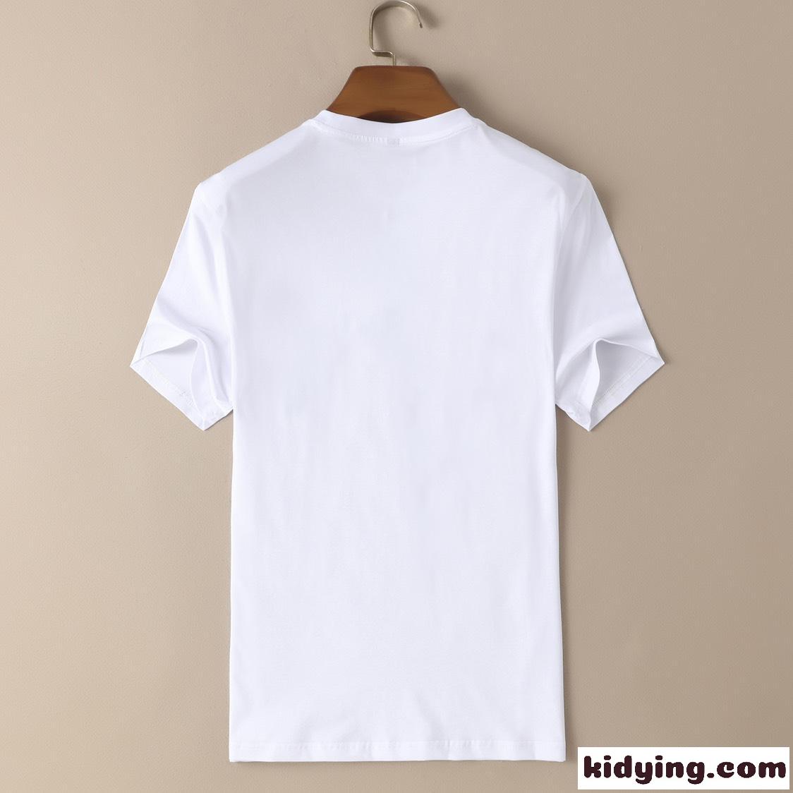 上品 おしゃれ ルイ・ヴィトン tシャツ コピー 半袖  着心地いい シルケット コットン トップス-3