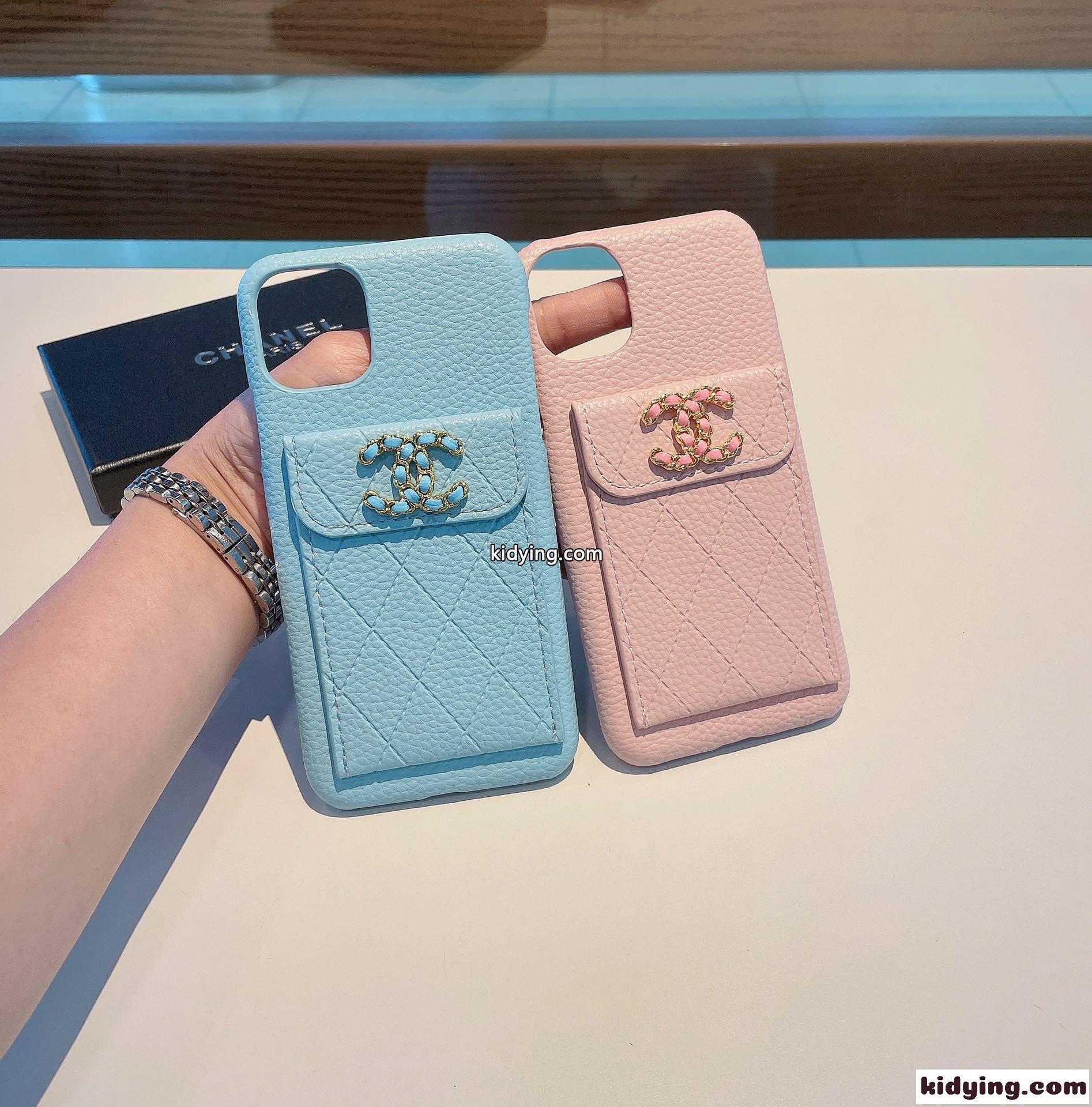 人気 オシャレ レザー 合わせやすい シャネル アイフォンケース コピー スマホケース 財布型 可愛い 携帯ケース-4