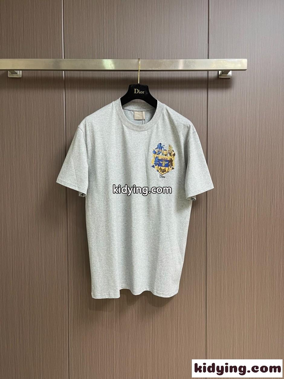 クリスチャン・ディオール スーパーコピー コットン Dior Blason Tシャツ-1