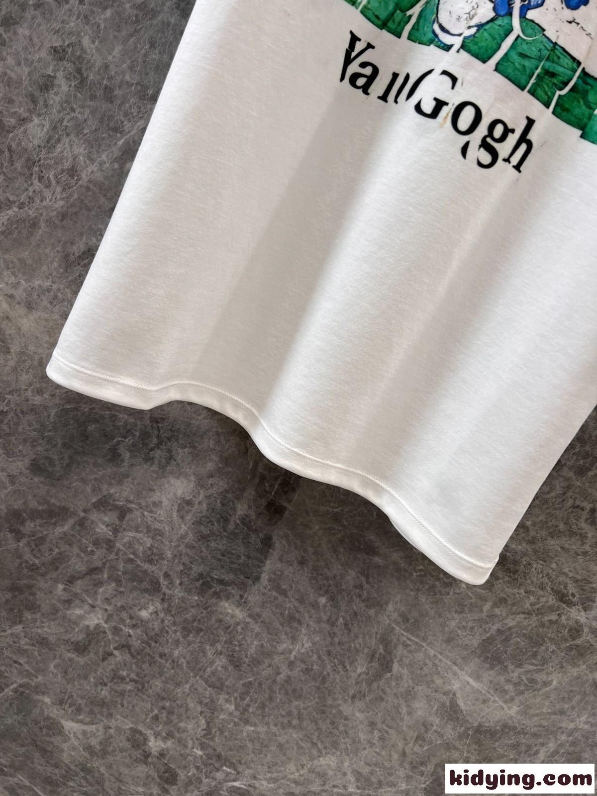 ロエベ Tシャツ コピー ユニセックス リラックスフィット プリントTシャツ-3