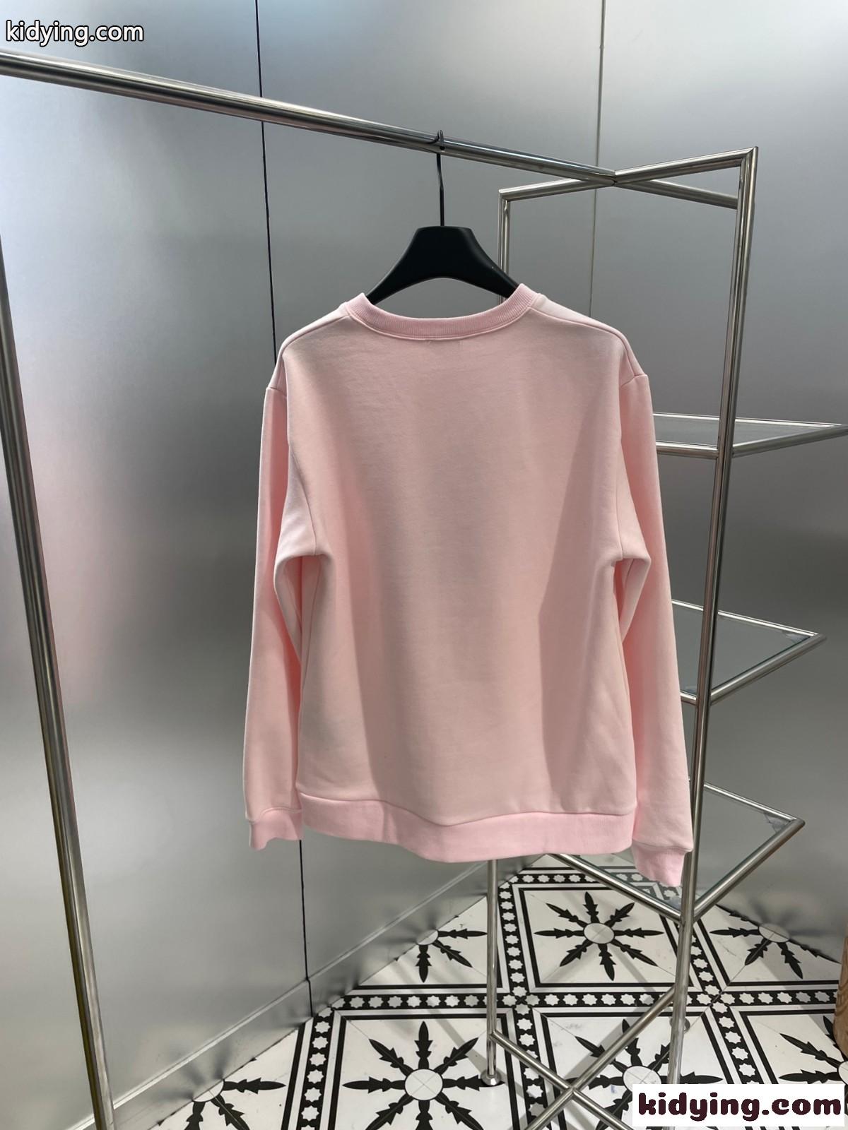 DIOR BY ERL オーバーサイズ スウェット クリスチャン・ディオール パーカー コピー ピンク-2