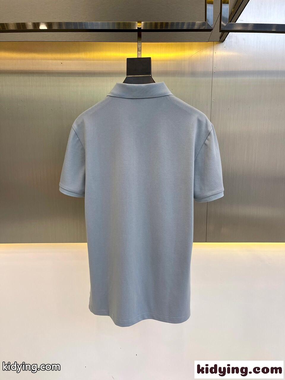 洗練された 上品 ケンゾー Tシャツ コピー メンズ 半袖 コットンピケ ポロシャツ ファッション-3