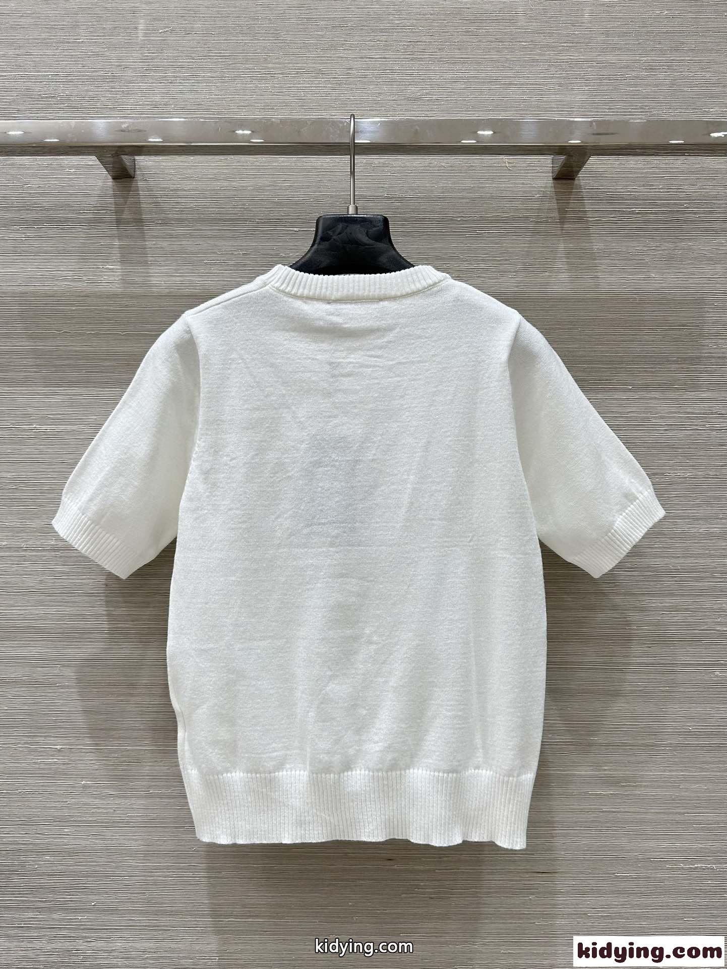 ラルフローレン ニットウェア コピー Polo ベア ウール クルーネック 半袖ニット ホワイト-4