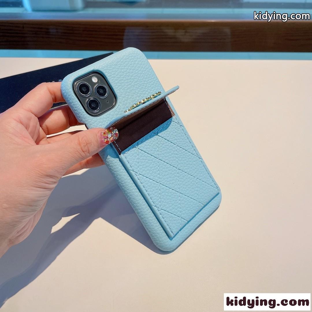 人気 オシャレ レザー 合わせやすい シャネル アイフォンケース コピー スマホケース 財布型 可愛い 携帯ケース-1