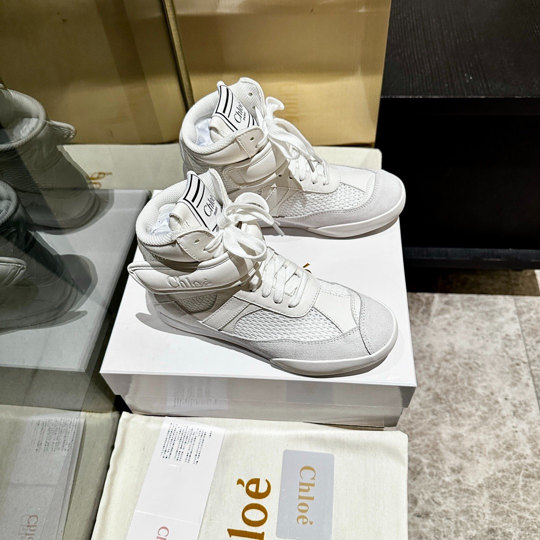 クロエ スニーカー スーパーコピー CHLOÉ KICK ハイトップ スニーカー-0