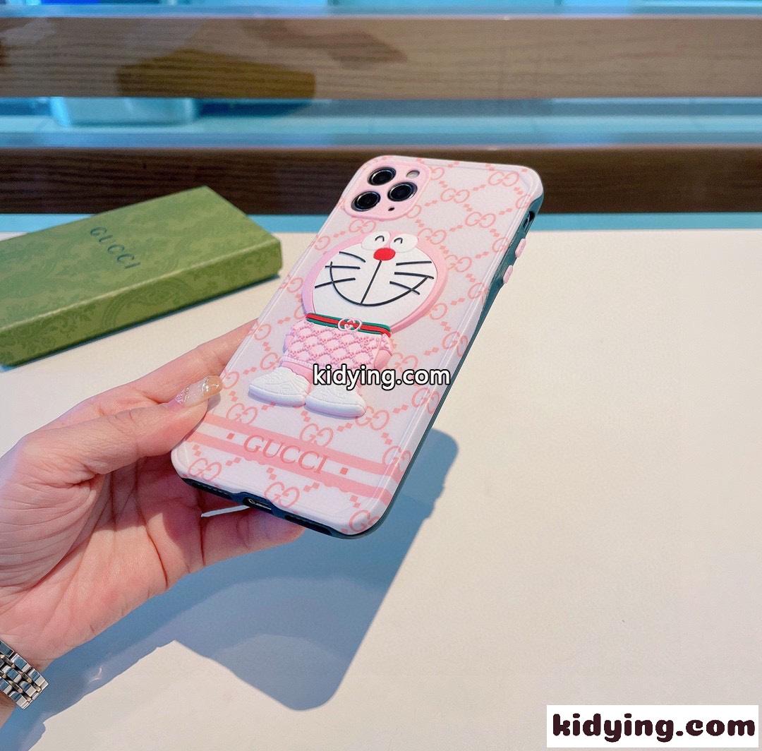超可愛い ドラえもん おしゃれ 全面保護 耐衝撃 グッチ アイフォンケース コピー 人気 スマホケース レディース-2