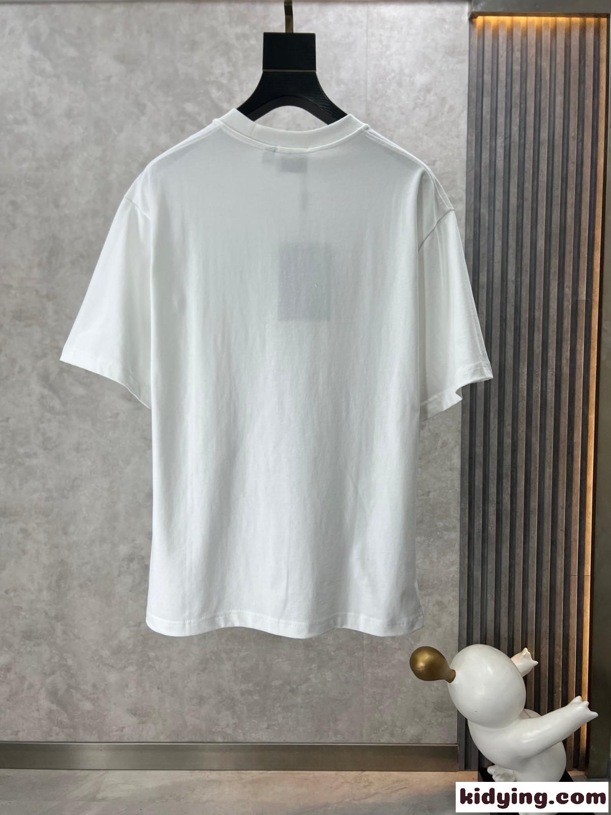シャネル Tシャツ 偽物 シンプル クルーネック コットン 長袖Tシャツ ホワイト-1