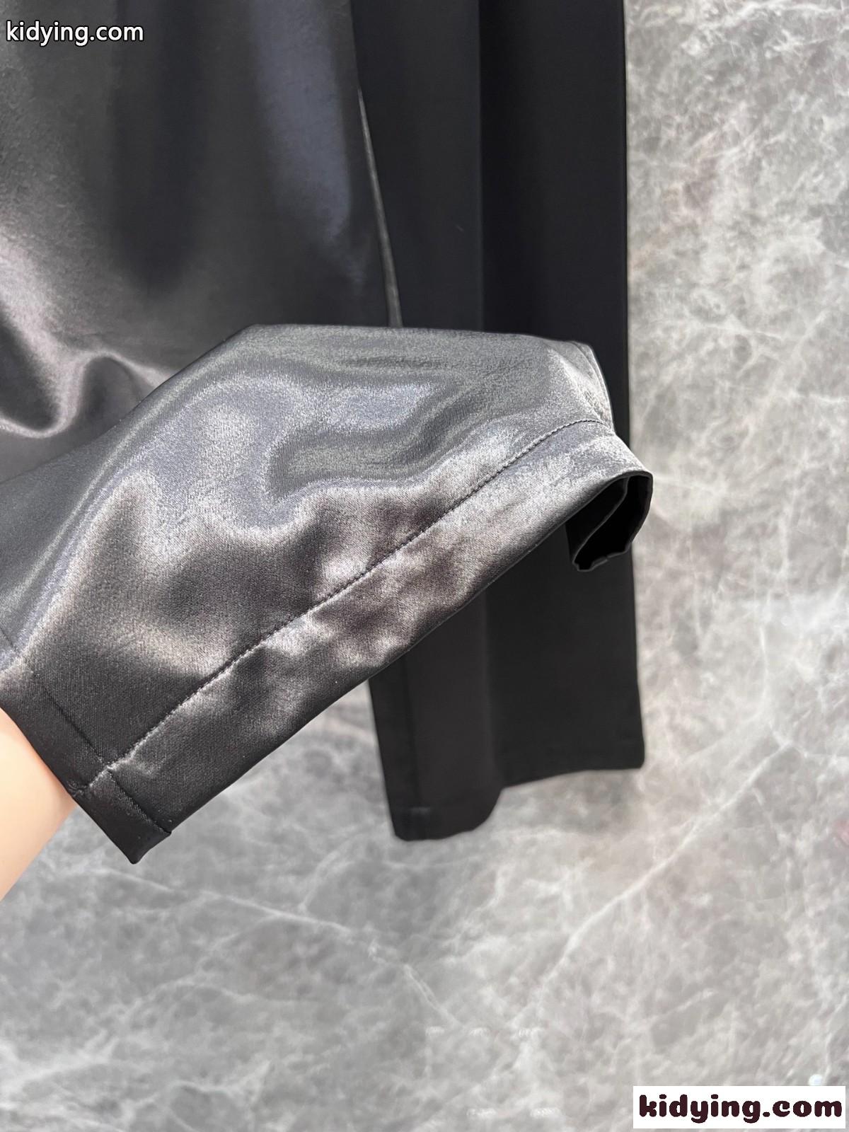 上品 カジュアル ロゴ ロングパンツ アレキサンダーワング パンツ 偽物 ブラック-4