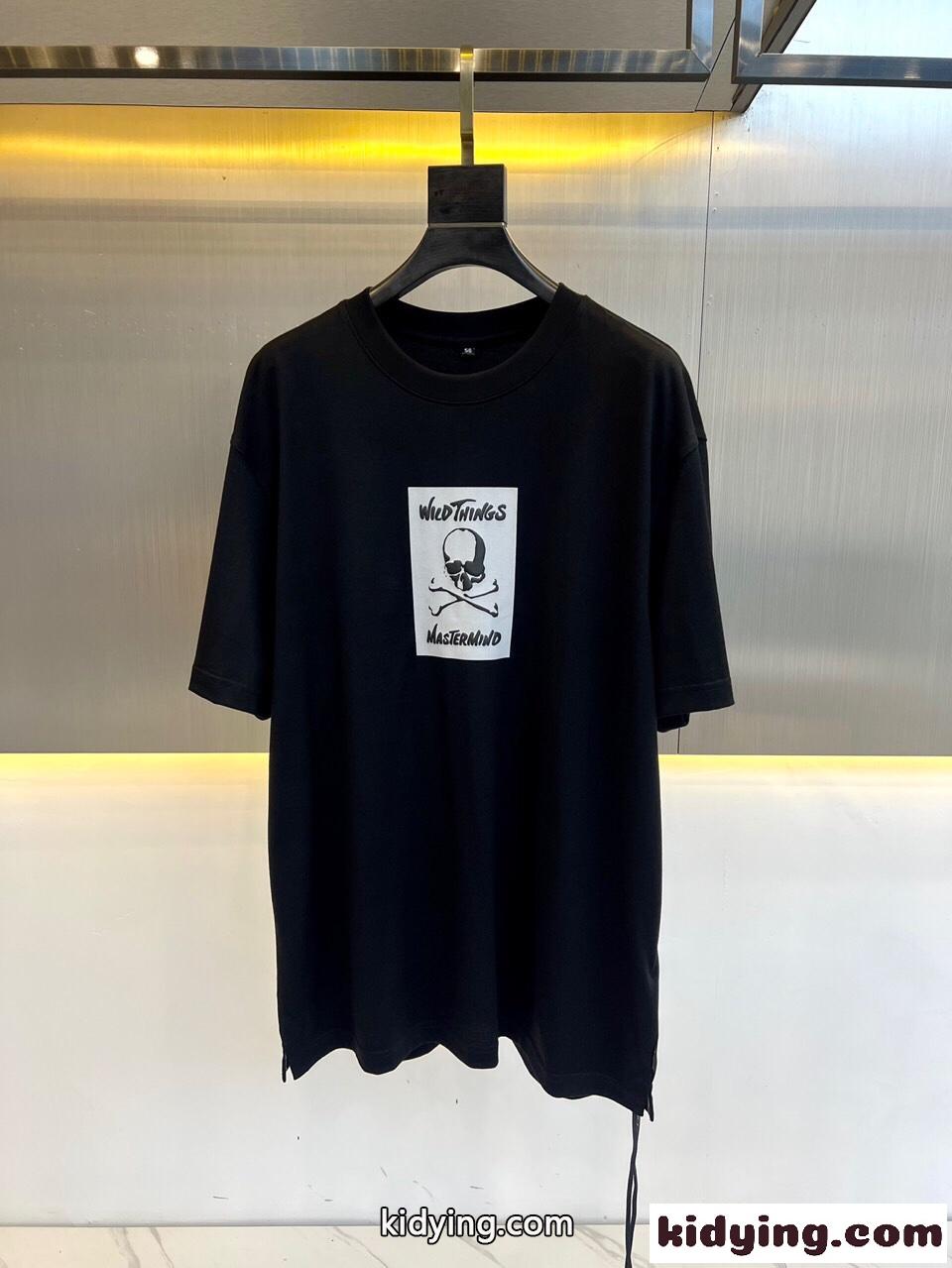 マスターマインド・ジャパン Tシャツ コピー ユニセックス ベーシック コットン 半袖Tシャツ-0