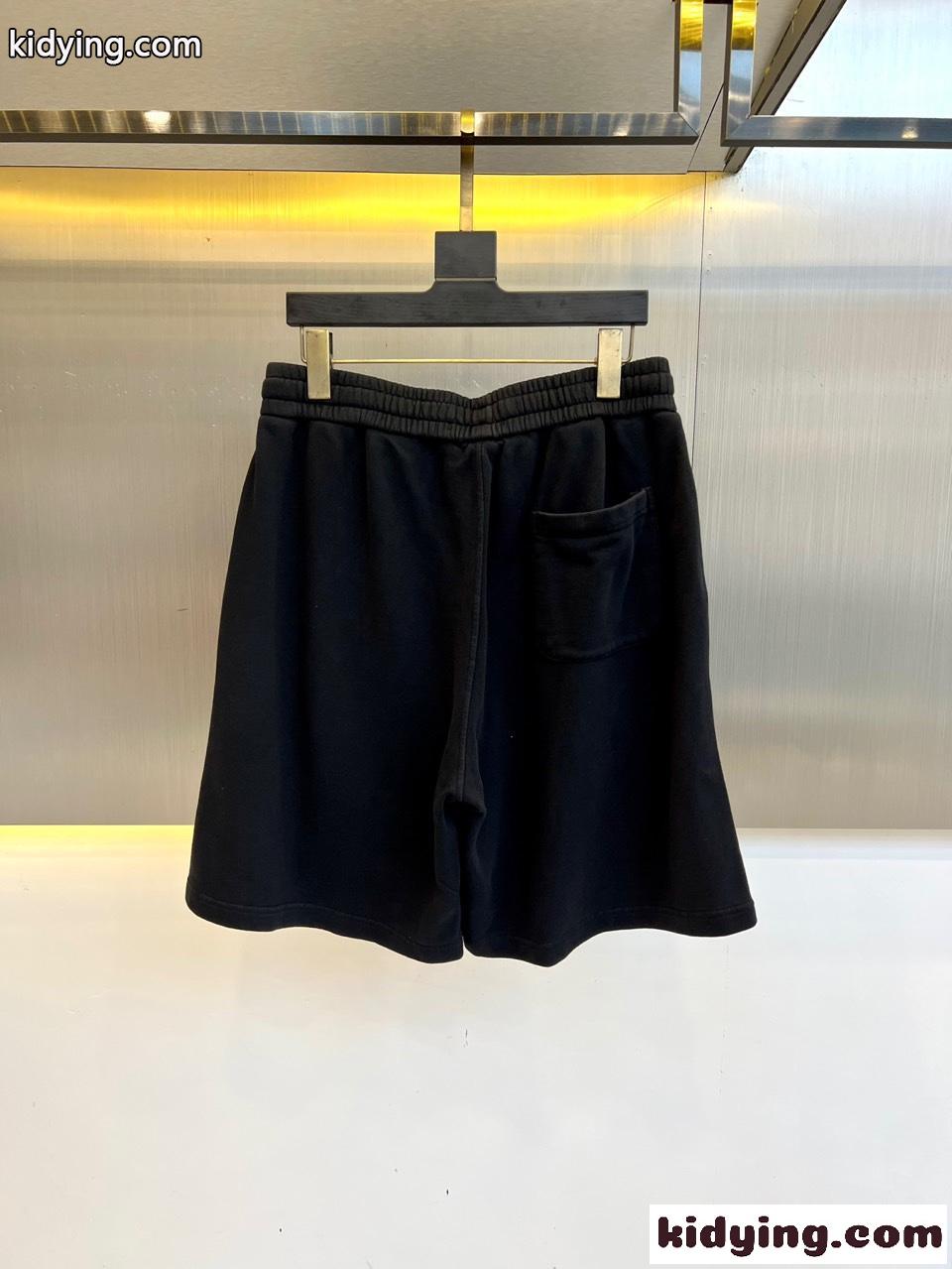 クロムハーツ パンツ コピー ショートパンツ カジュアル ロゴ入り ハーフパンツ ブラック-2