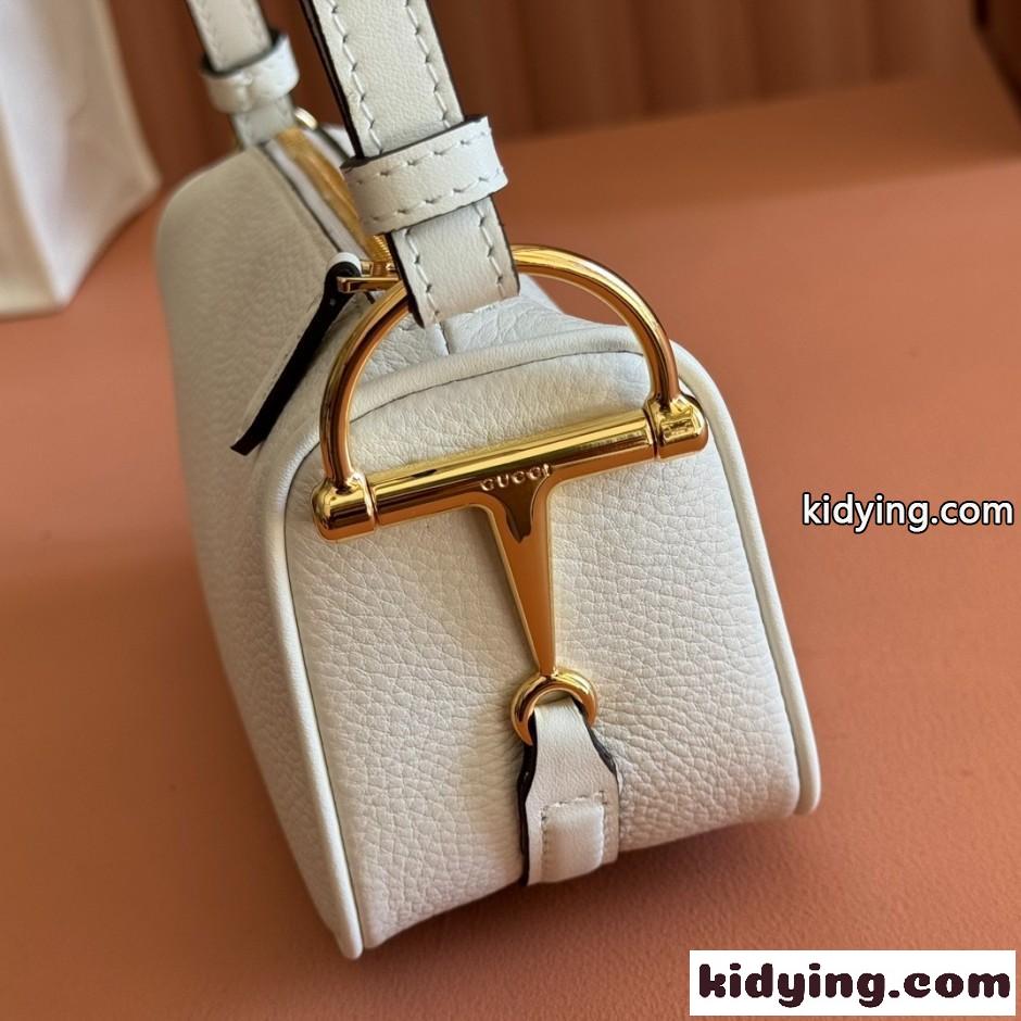 グッチ GUCCI ハーフ ホースビット ミニバッグ スーパーコピー 860784 ホワイト-3
