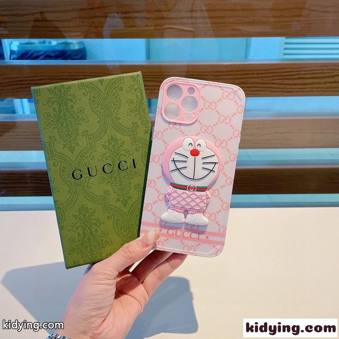 超可愛い ドラえもん おしゃれ 全面保護 耐衝撃 グッチ アイフォンケース コピー 人気 スマホケース レディース-1