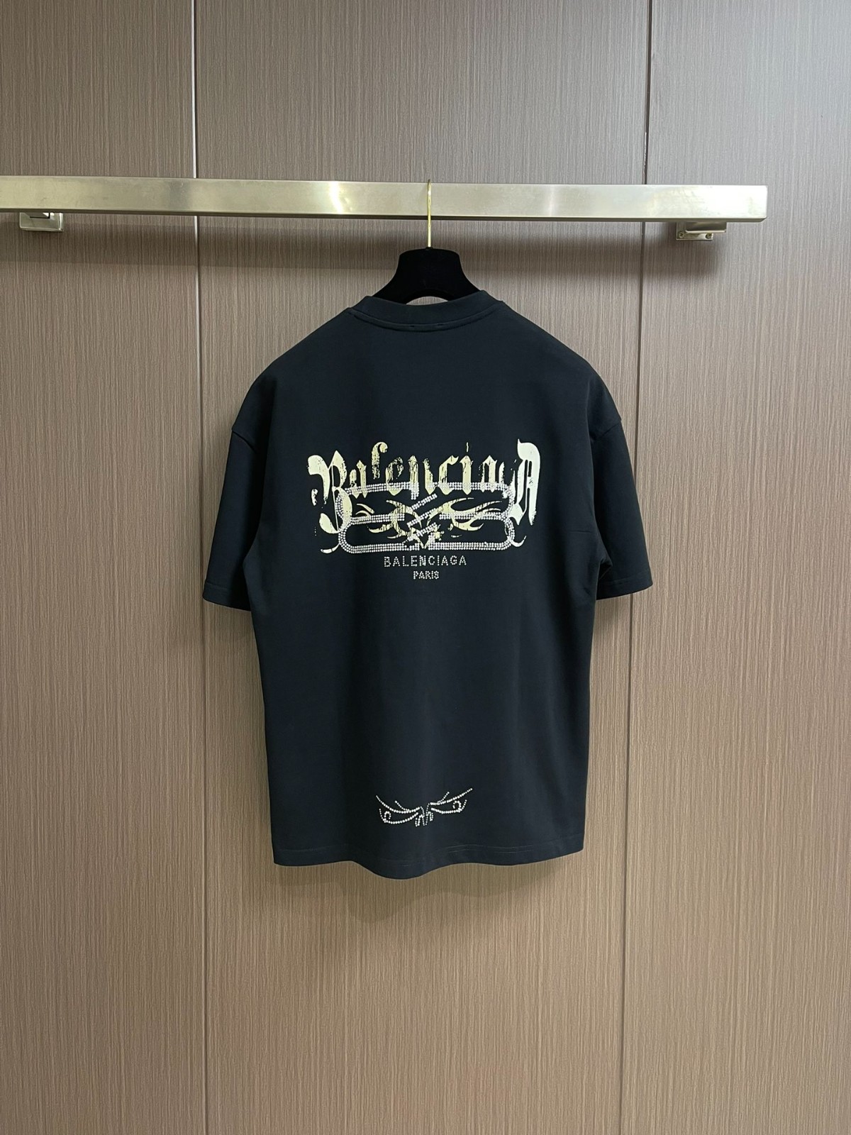 定番 カジュアル プリント入り バレンシアガ Tシャツ コピー 半袖Tシャツ-1