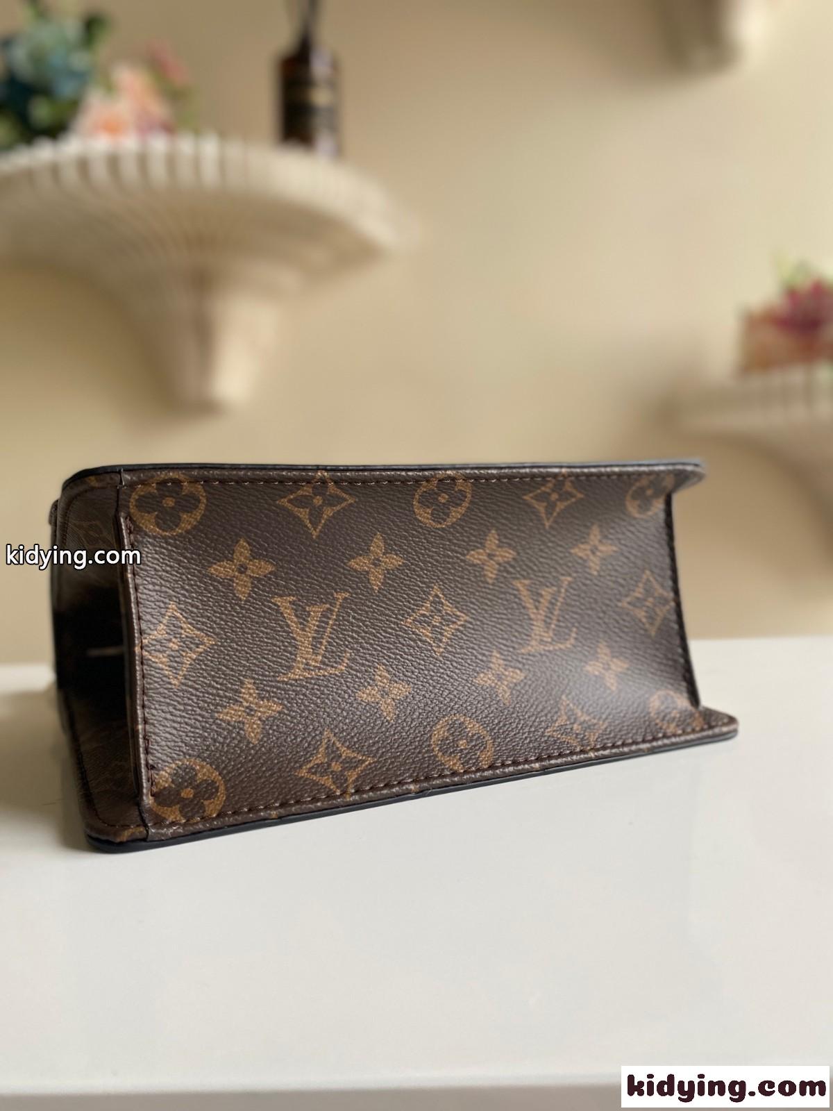 M90516 LV ルイヴィトン ワインウッド モノグラムヴェルニ バッグ スーパーコピー ブラック-3
