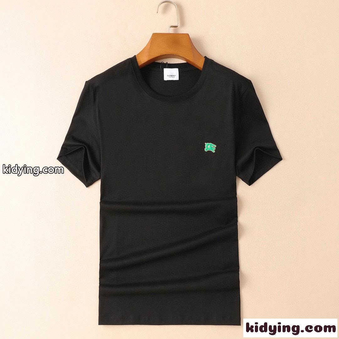 大きいサイズ 4色あり快適 メンズ Tシャツ バーバリー 半袖tシャツ コピー クルーネック トップス-3