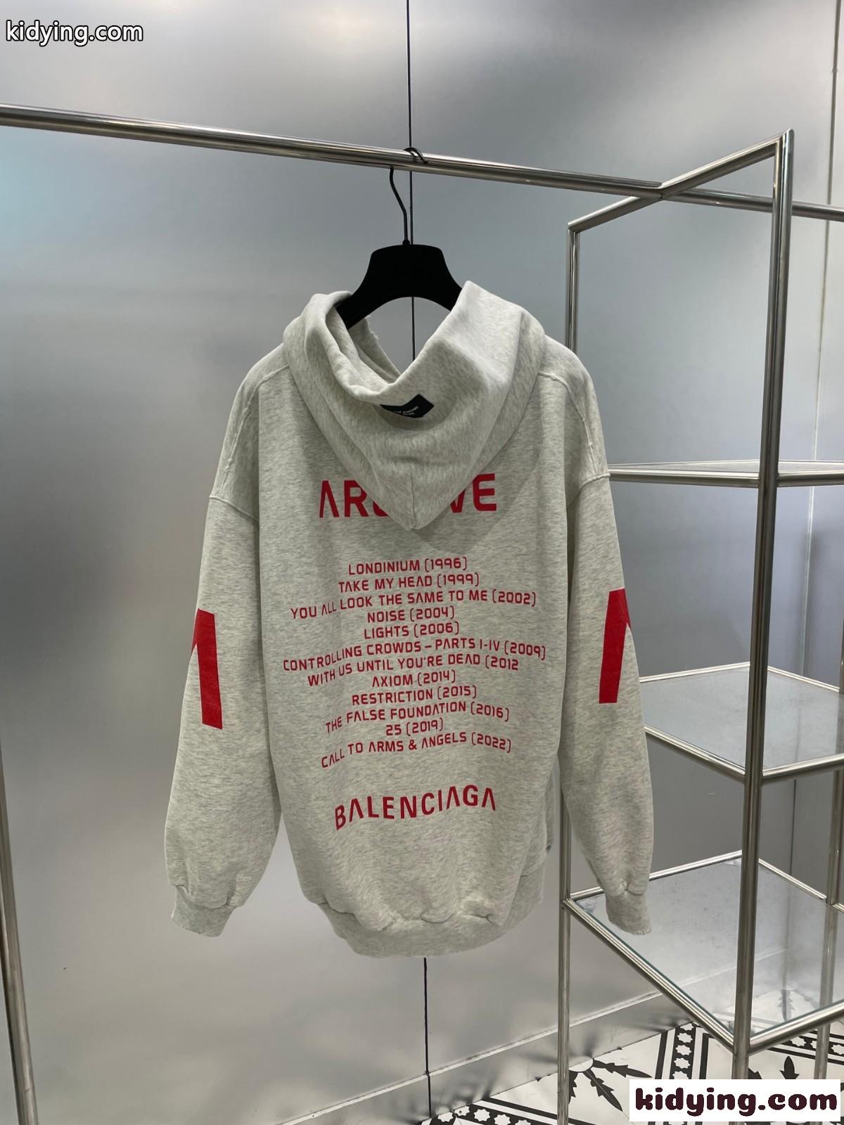 BALENCIAGA x Archive バレンシアガ パーカー コピー ジップアップ フーディー-1