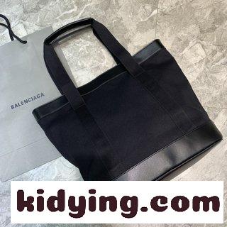 Balenciag帆布トートバッグ 帆布に牛革,大容量のバッグ バレンシアガ バック 安い コピー-2