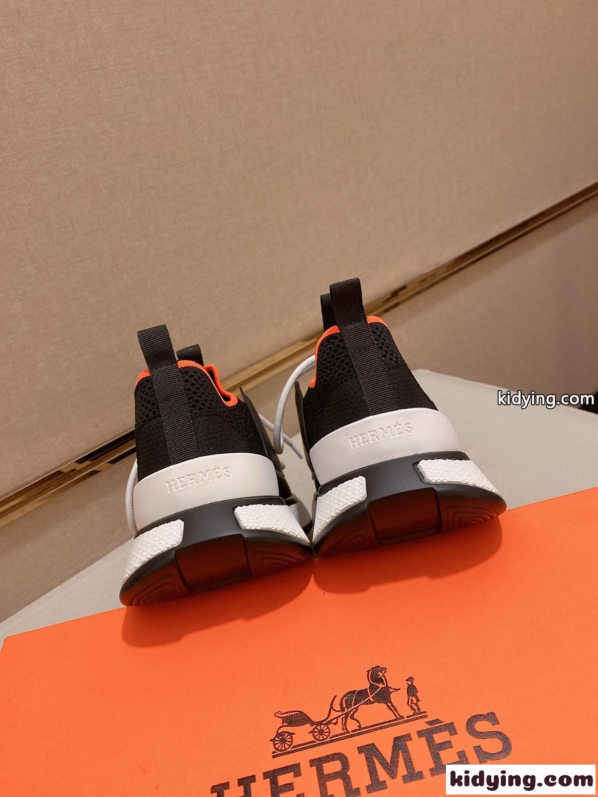 エルメス スニーカー コピー メンズ スポーツシューズ 定番 人気 ランニング 軽量 ニット-3