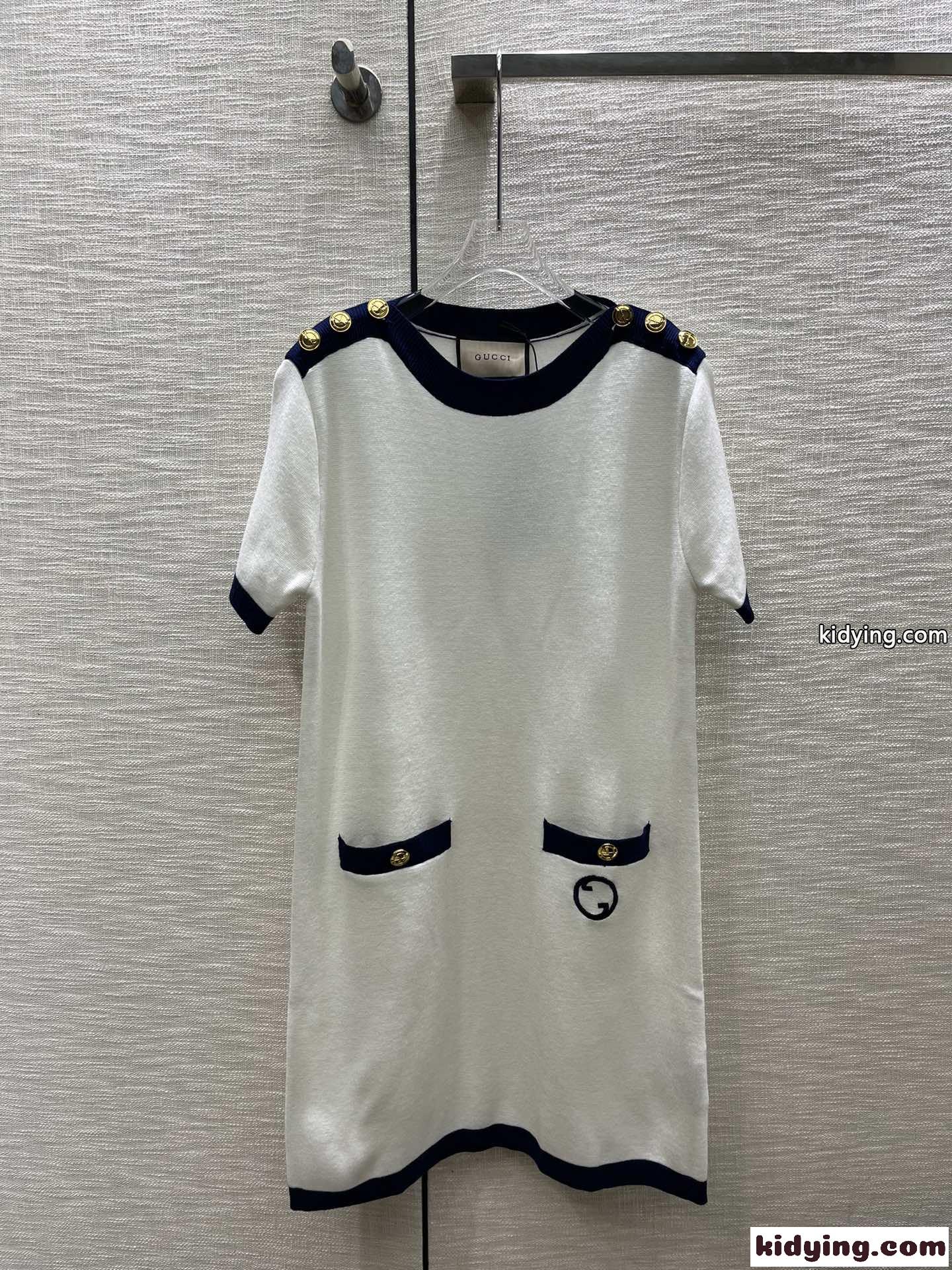 ウール＆カシミヤ 半袖 ニットドレス グッチ ワンピース コピー レディース ファッション-0