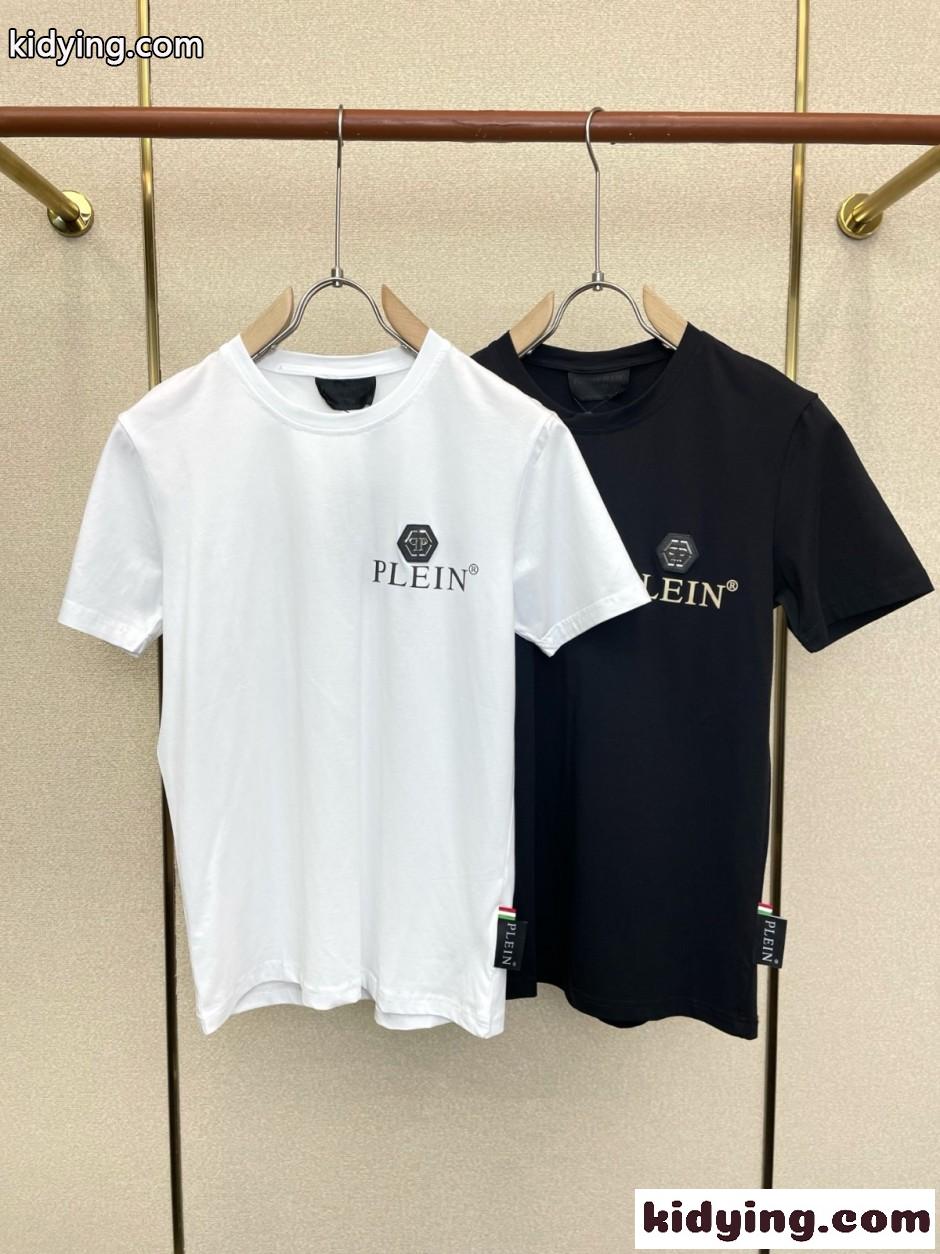 カジュアル 洗練された フィリッププレイン Tシャツ 偽物 半袖Tシャツ-0