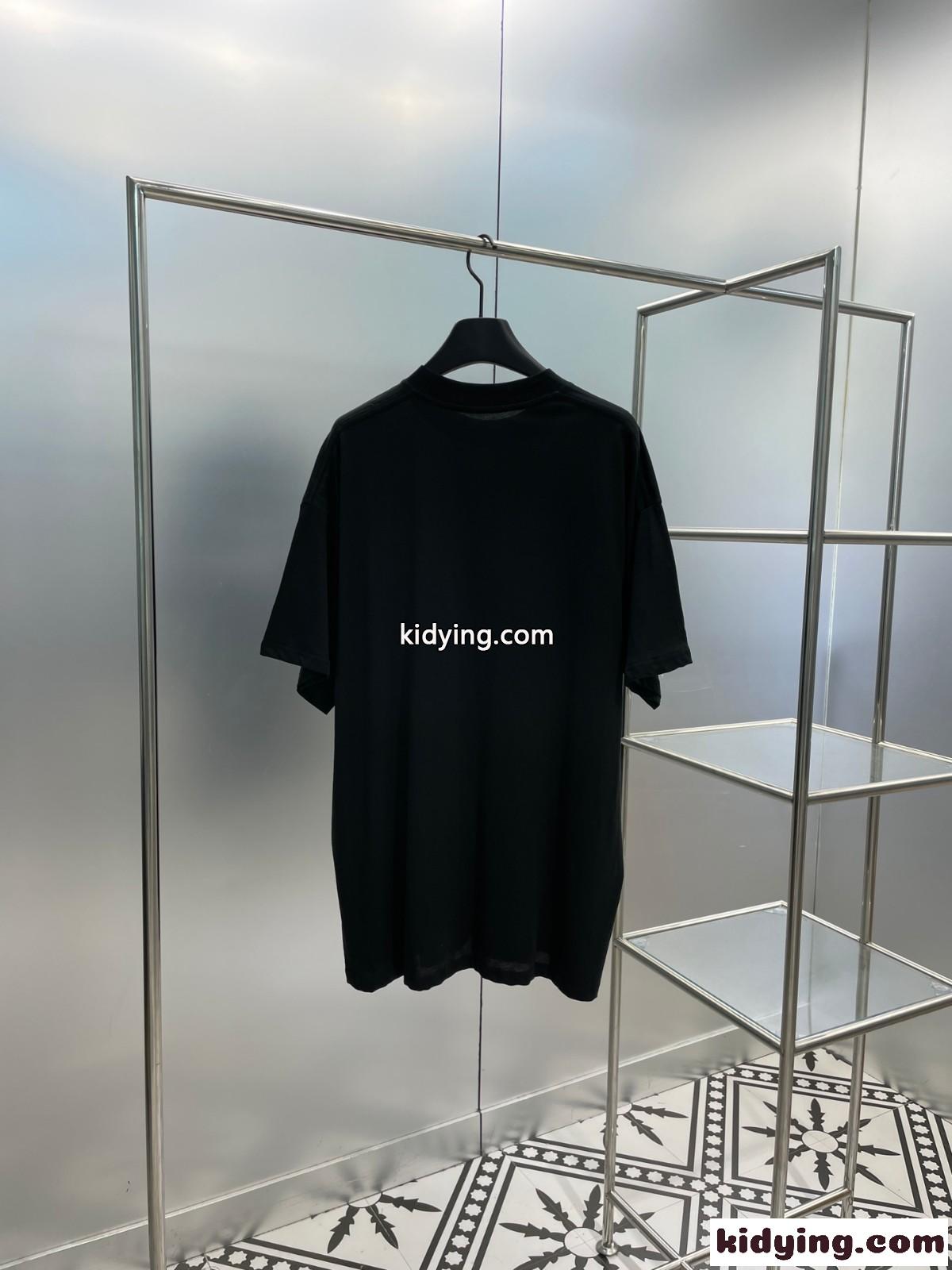 ユニセックス オーバーサイズ STYLING HOTLINE 半袖Tシャツ バレンシアガ Tシャツ コピー-1
