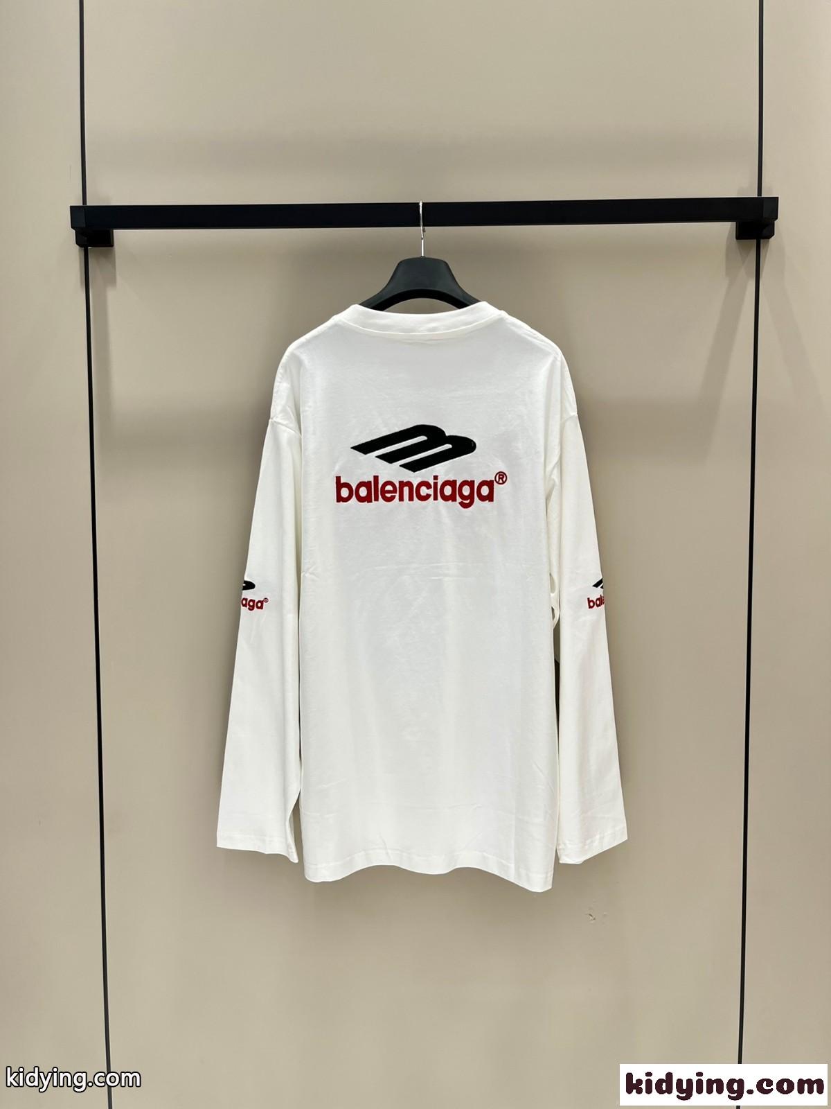 おしゃれ 人気 バレンシアガ 3B SPORTS ICON ロングスリーブ Tシャツ コピー コピー-3