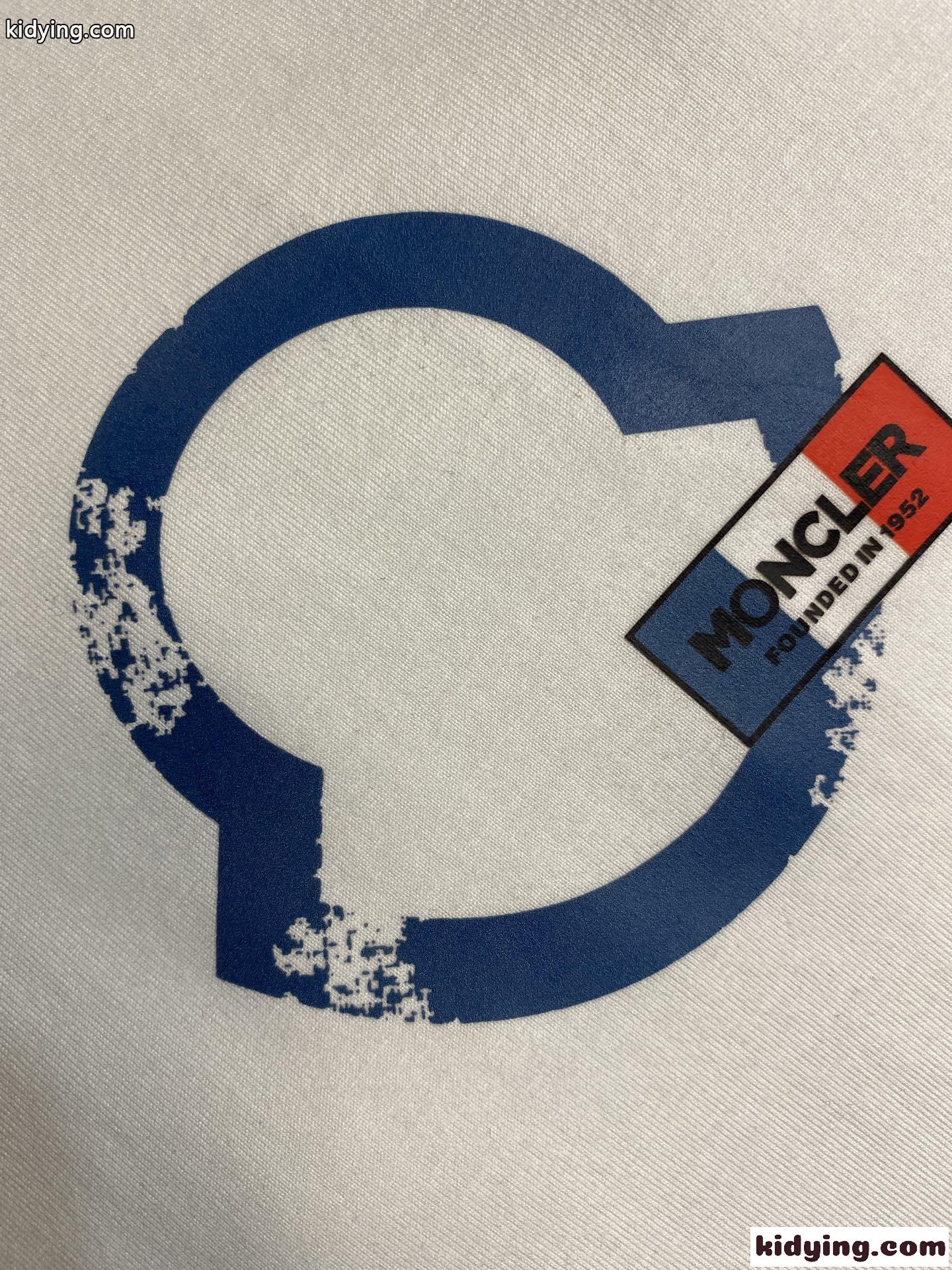シンプル クルーネック 半袖Tシャツ モンクレール Tシャツ スーパーコピー ホワイト-5