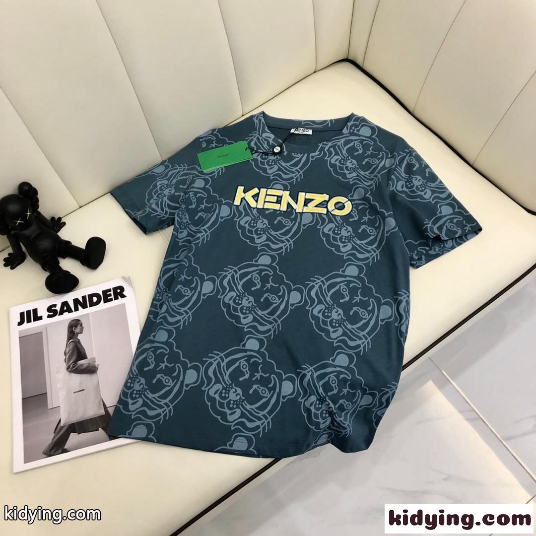プリント 刺繍 おしゃれ 合わせやすい ケンゾー tシャツ レディース コピー 半袖 快適 カジュアル クールネック-0