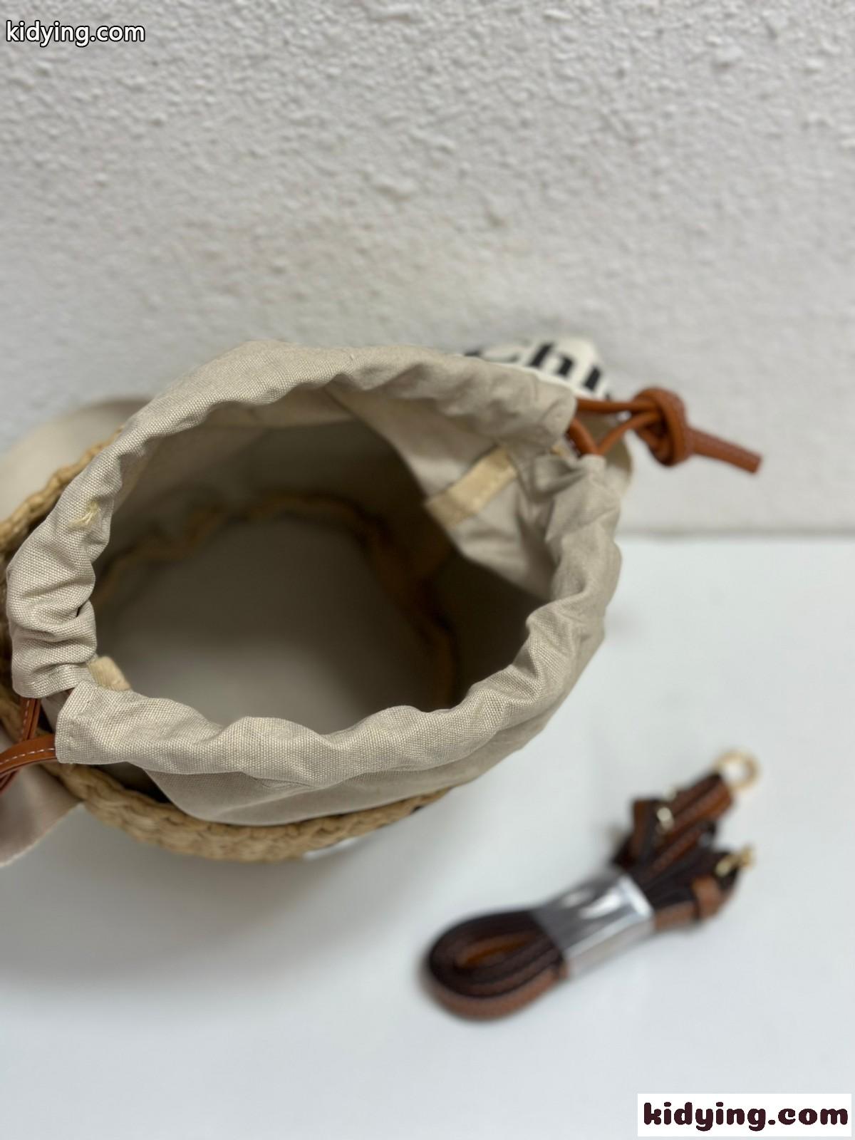 可愛い 人気 Woody スモール バスケットバッグ クロエ バッグ コピー ショルダーバッグ-4
