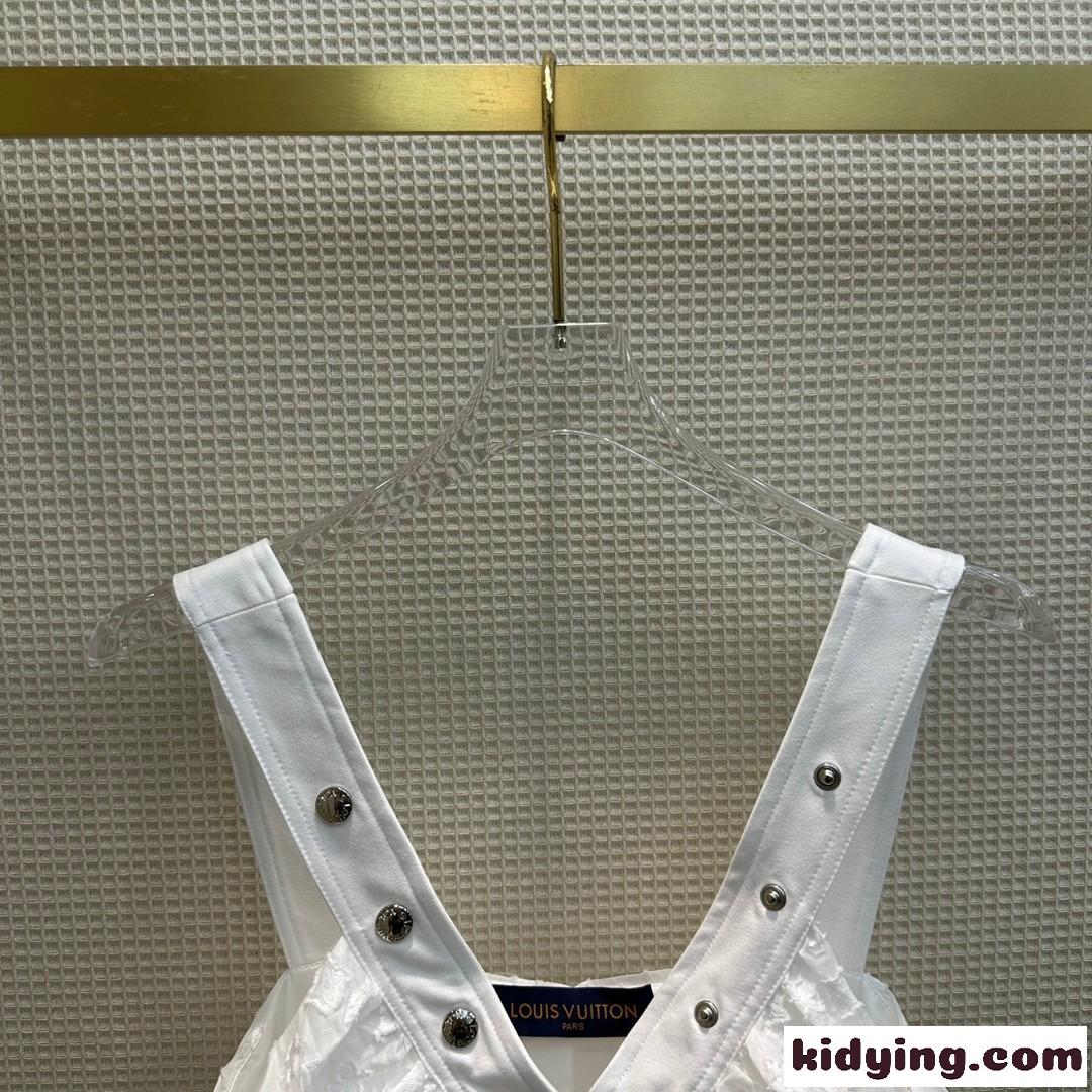 LV バイ・ザ・プール モノグラムフィルクーペスナップボタンストラップ ルイ・ヴィトン ワンピース コピー レディース-1