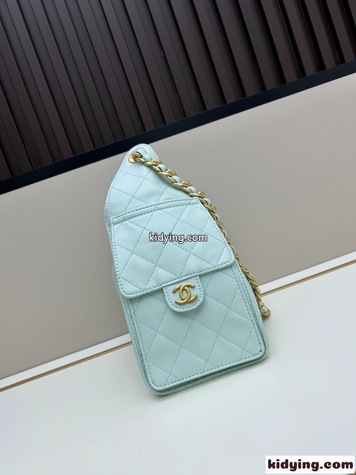 CHANEL25 ホーボーバッグ スモール シャネル バッグ コピー グリーン-2