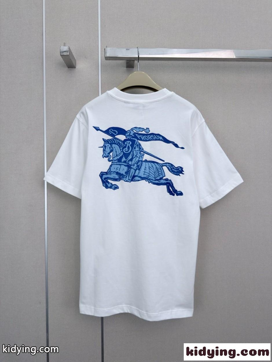 ヘリテージロゴ コットンTシャツ バーバリー Tシャツ 偽物 ホワイト-2