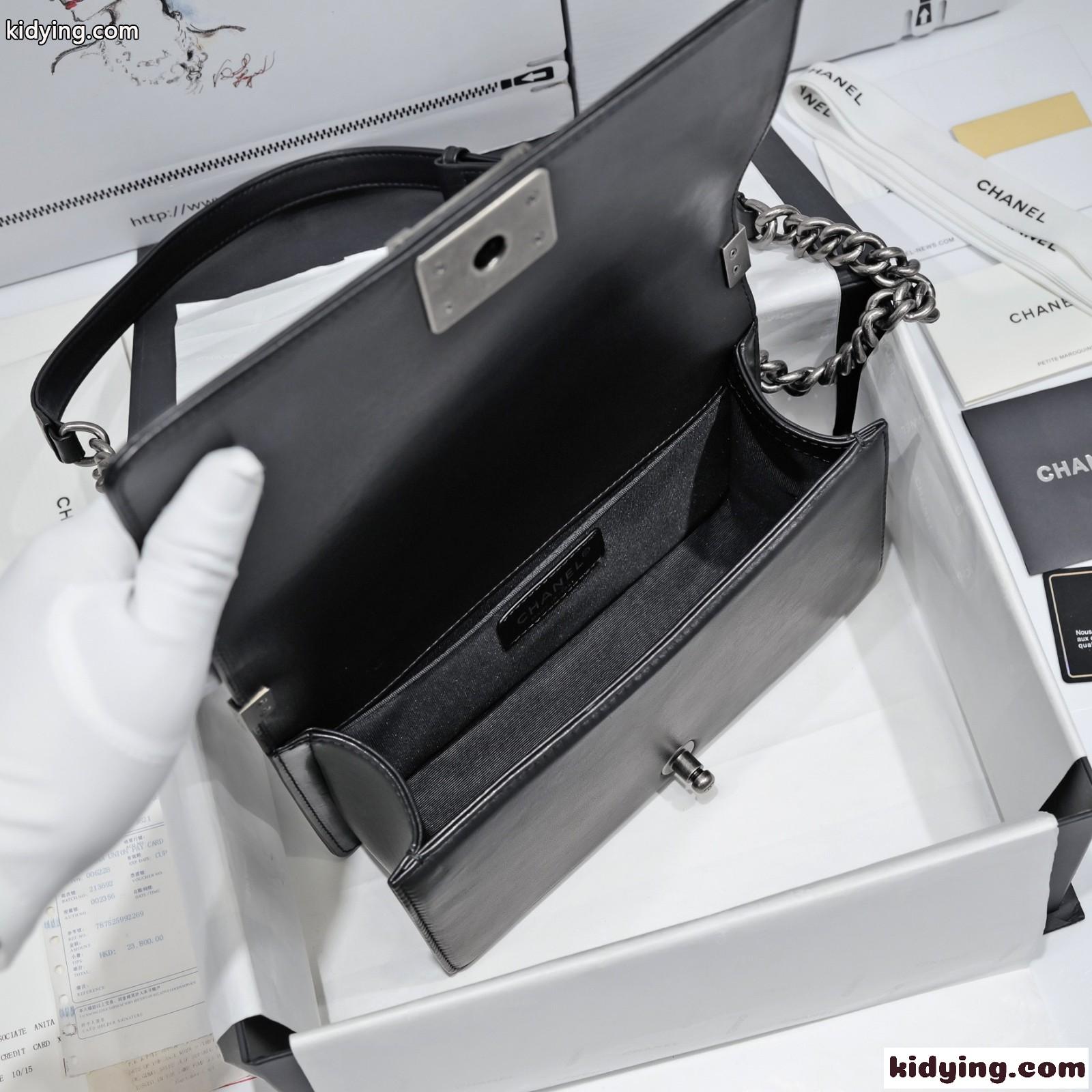定番 おしゃれ シャネル バッグ 人気 コピー 斜め掛け レディース ショルダーバッグ 高品質 レザーブラック-4