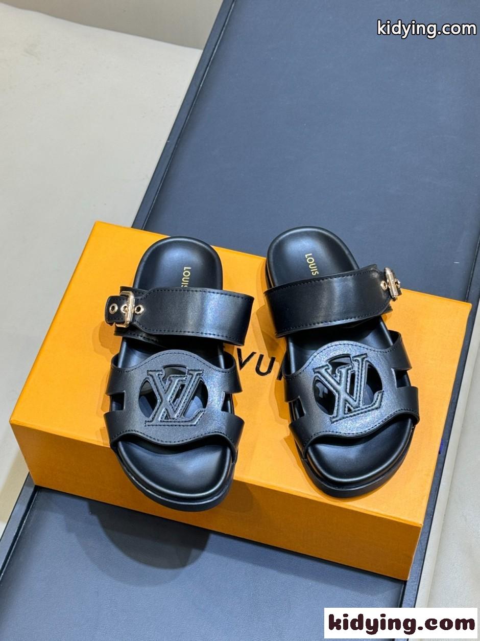 LV イソラ ミュール ルイ・ヴィトン サンダル スーパーコピー ブラック-2