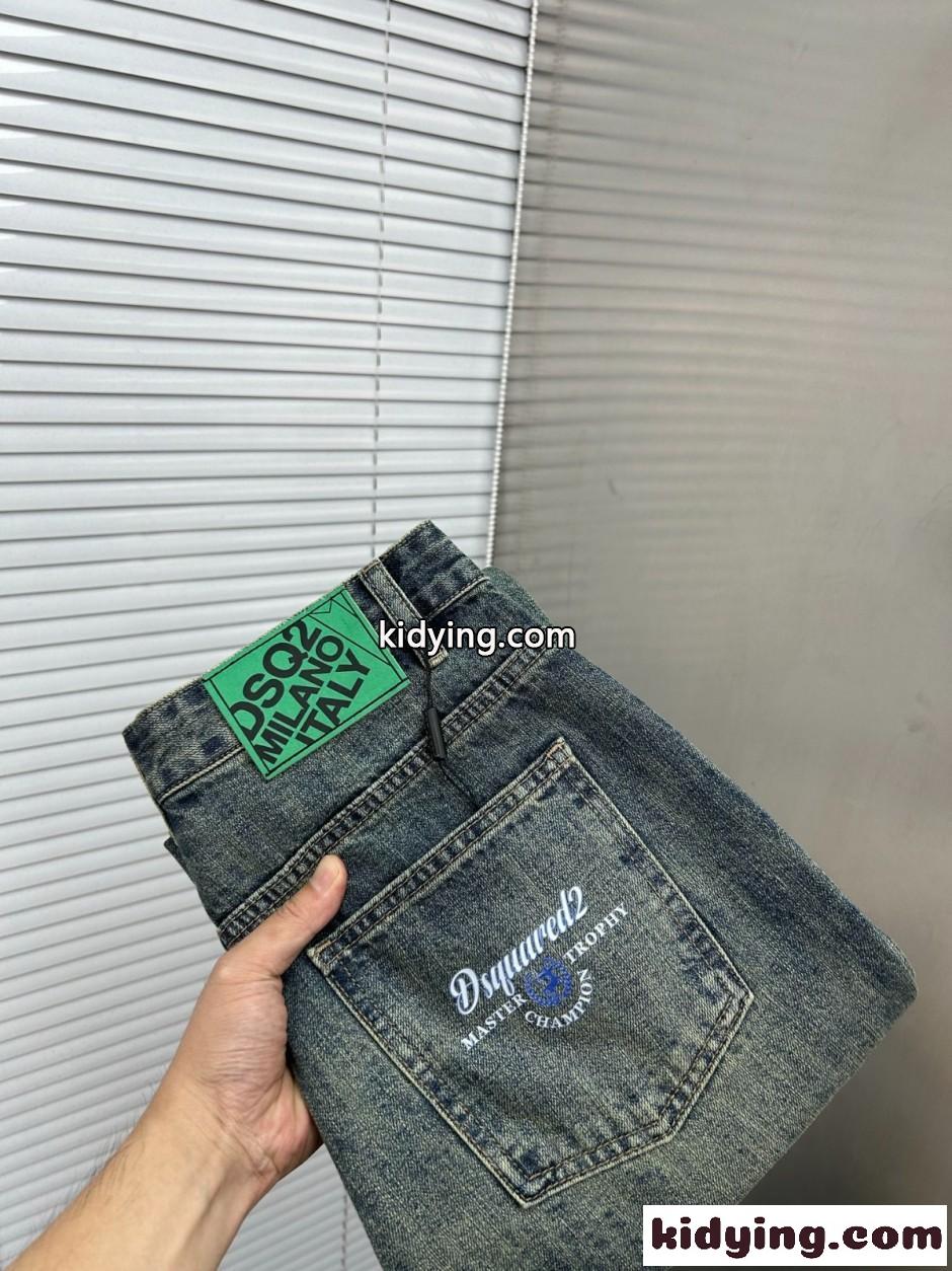 ウォッシュ加工 デニムパンツ ディースクエアード ジーンズ 偽物 合わせやすい-2