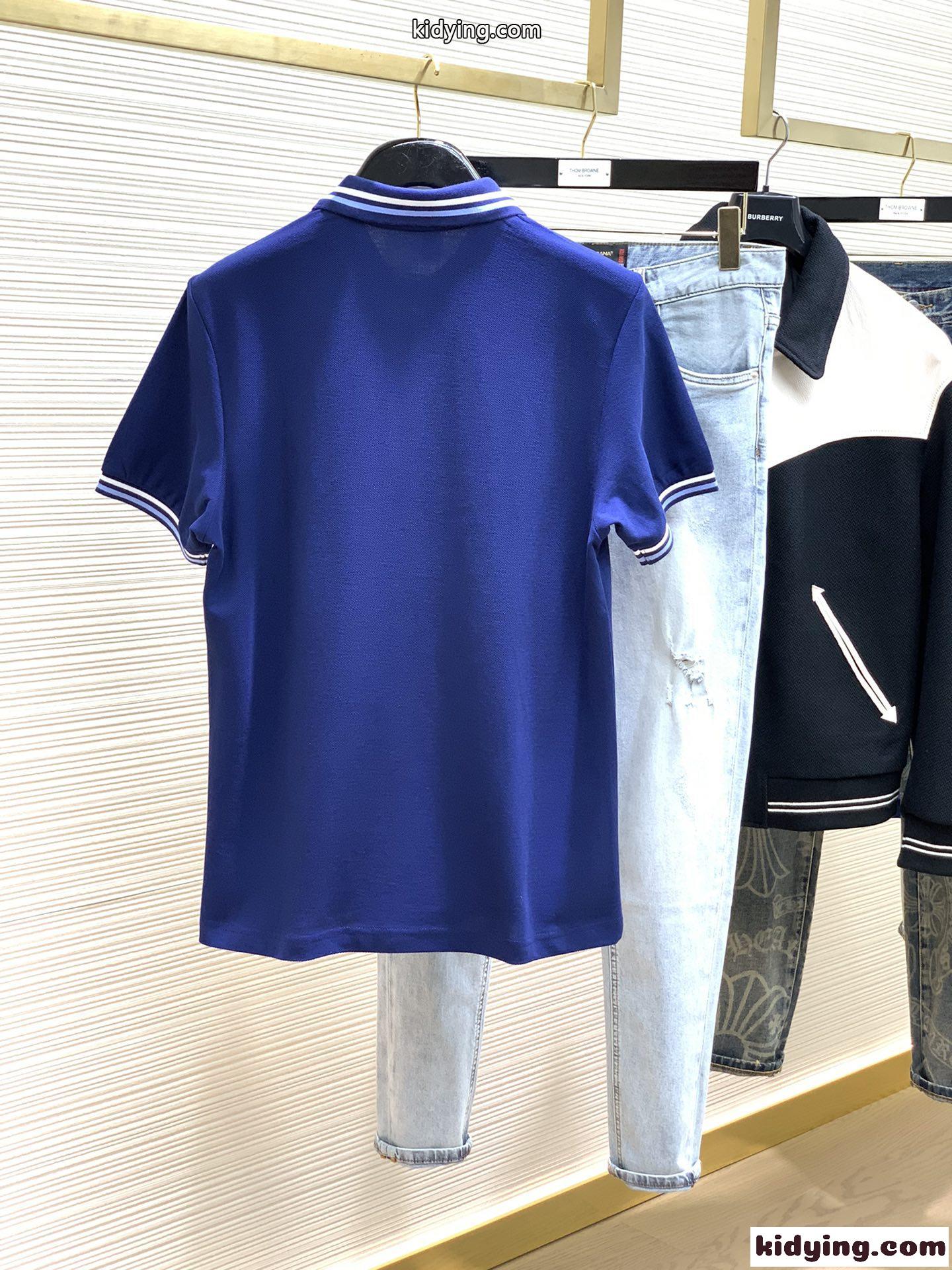 プラダ Tシャツ コピー 洗練された カジュアル ロゴ 半袖 ポロシャツ-3