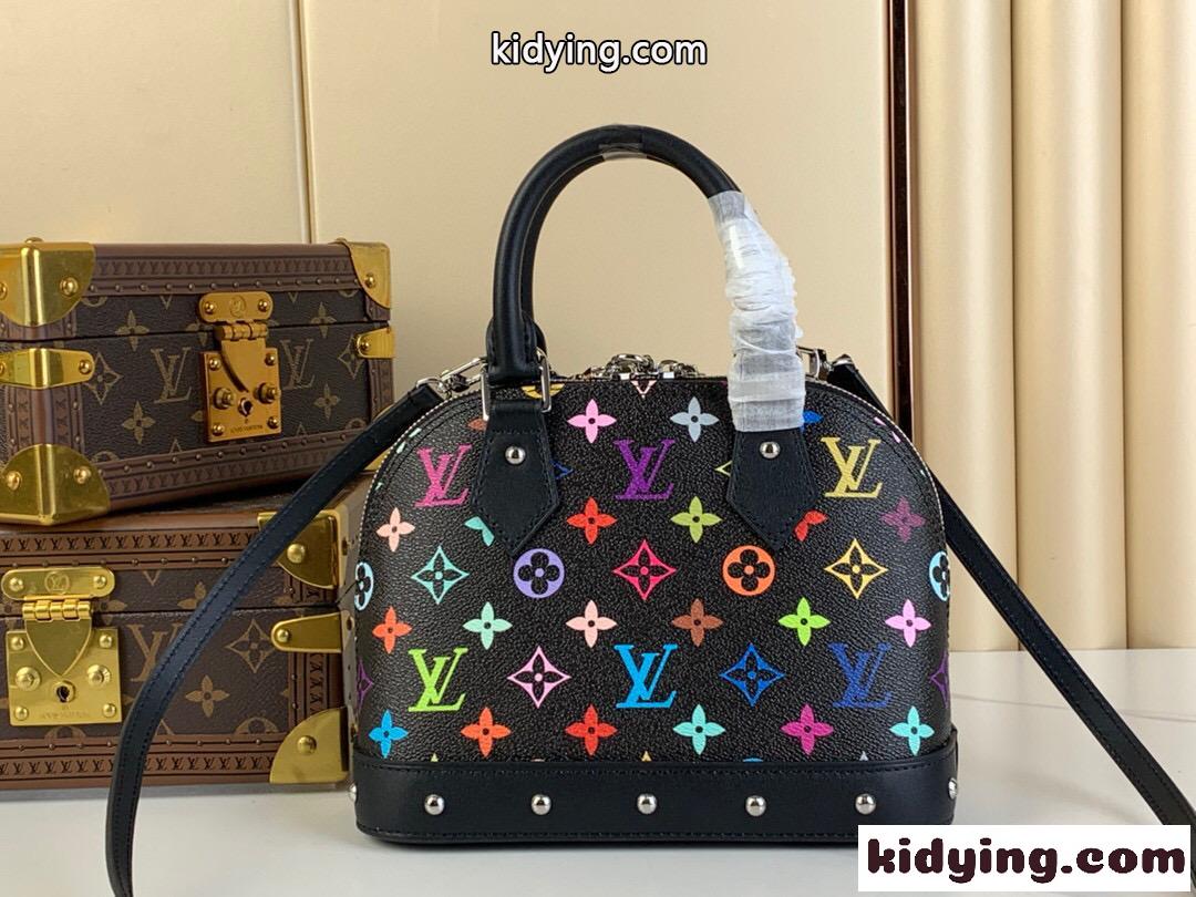 Louis Vuitton x 村上隆 LV × TM アルマ BB スーパーコピー M13078 ブラック-2