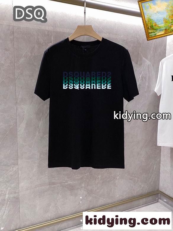ベーシック 着回し ロゴ 半袖Tシャツ ディースクエアード Tシャツ コピー トップス-2