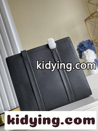 黒のブリーフケース TOTEバッグの新しいLV Aerogram Toteバッグは柔らかくて繊細な粒の小さな牛革を取材し ルイヴィトン バッグ 一覧コピー-1