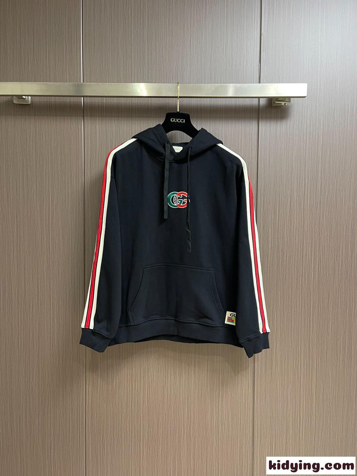 カジュアル 快適 フーディー グッチ パーカー コピー 合わせやすい ブラック-0