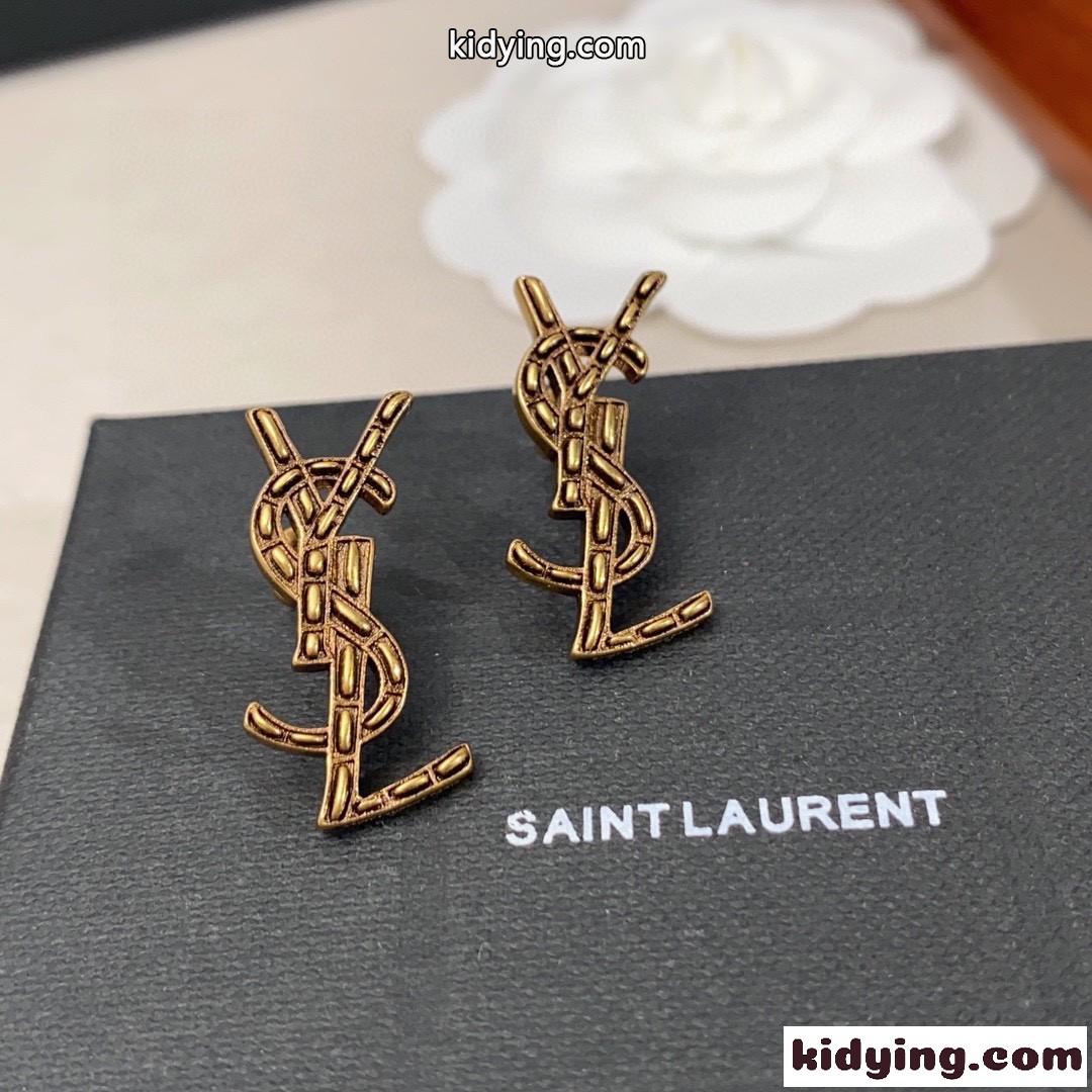 定番 人気 YSL モノグラム イヴ・サンローラン ピアス コピー レディース-2