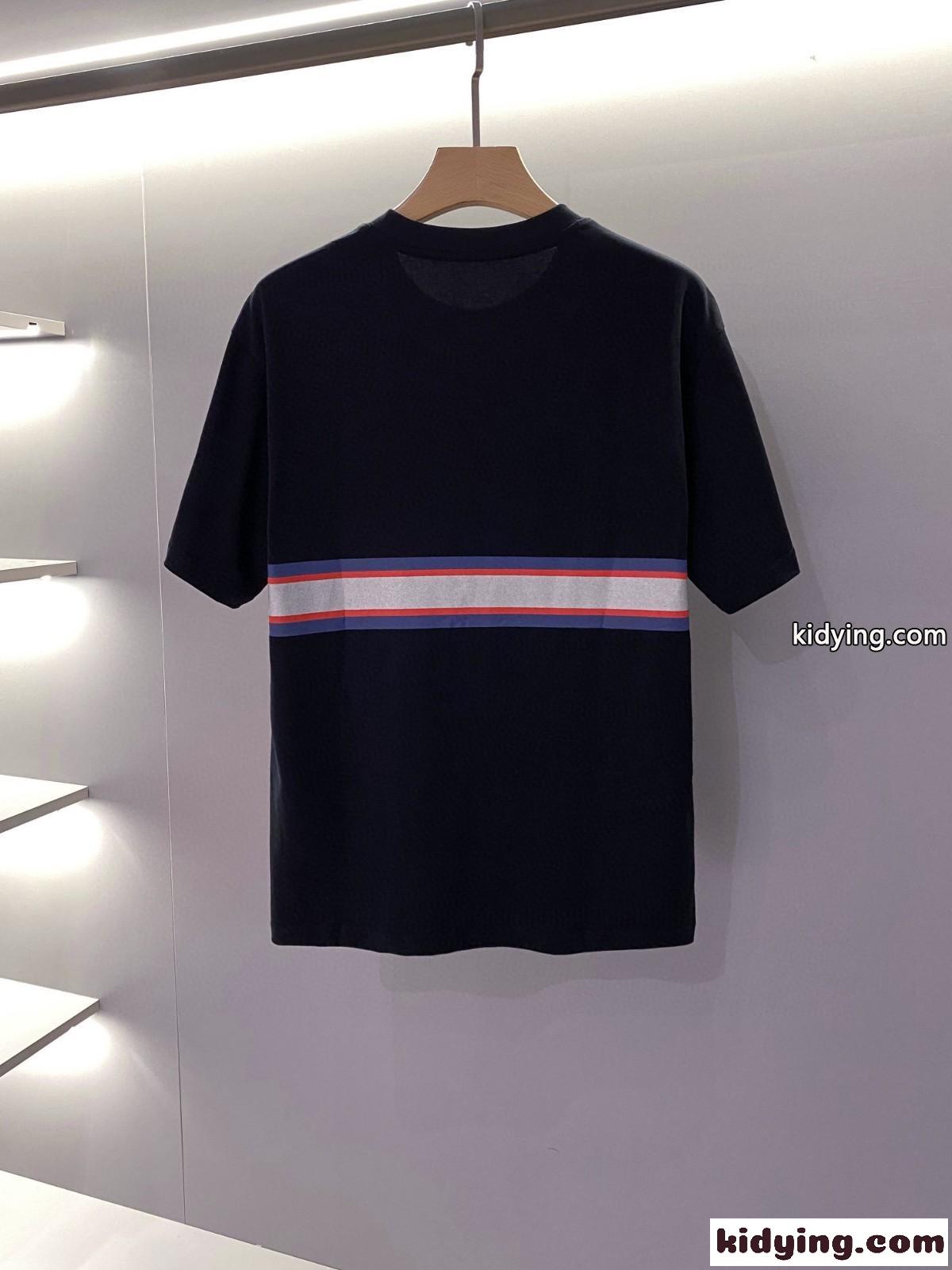 ユニセックス シンプル プリント 春夏 コットン クリスチャン・ディオール Tシャツ コピー 半袖 トップス クルーネック-1