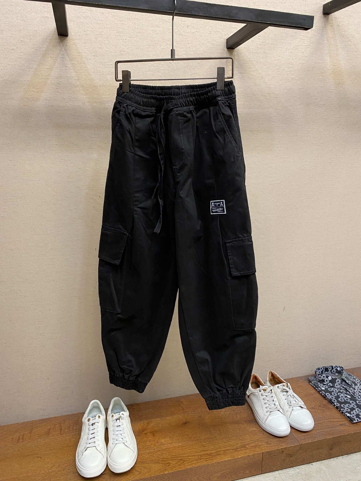 人気 カジュアル コットン メンズ カーゴパンツ マスターマインド・ジャパン パンツ コピー ブラック-0
