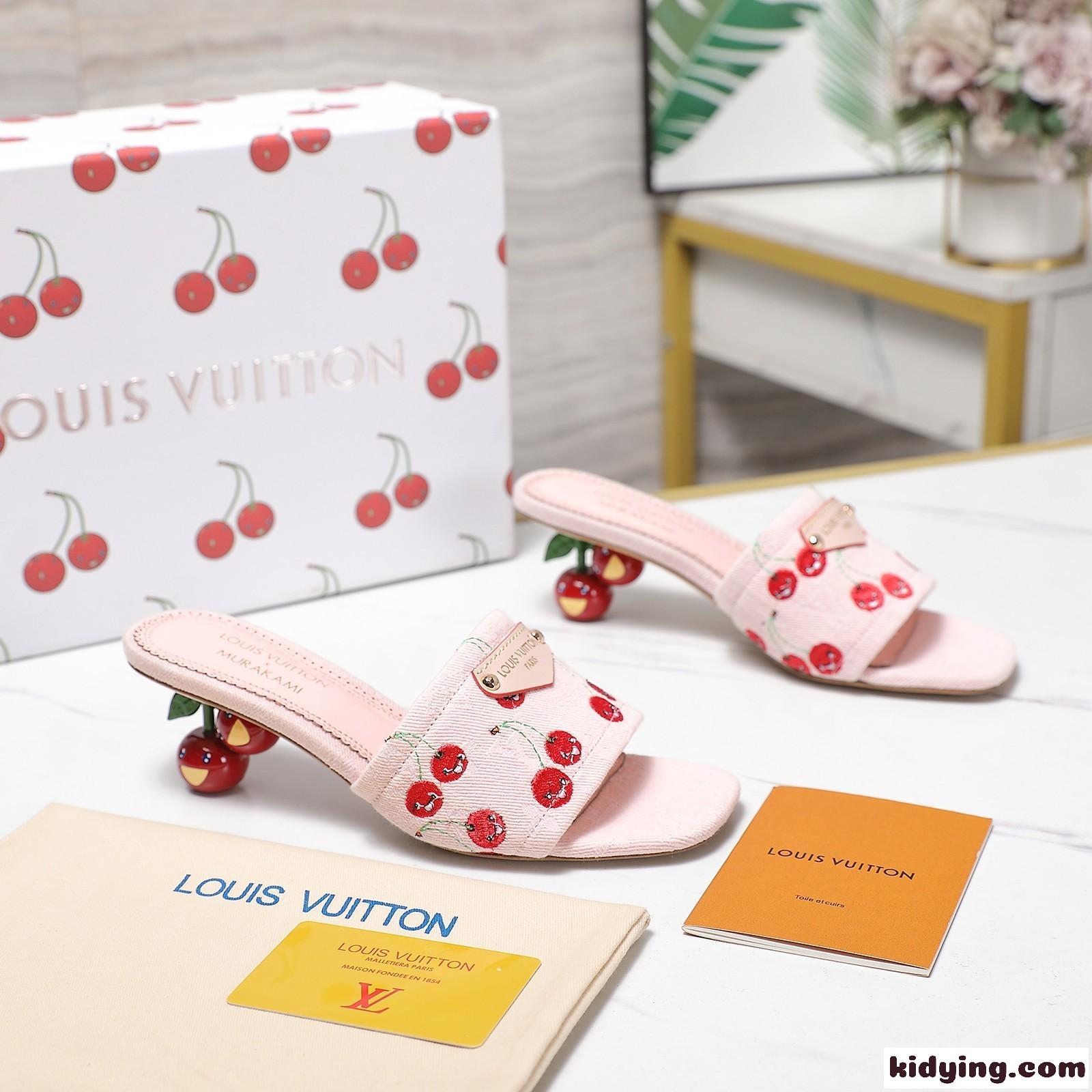 注目コラボ 可愛い LV × TM リリー ミュール ルイ・ヴィトン サンダル スーパーコピー N級品-0