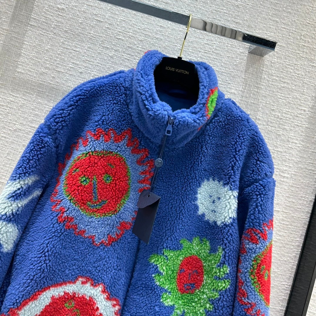 秋冬新作 ルイヴィトン LV × YK フェイスジップフリースブルゾン コピー-1