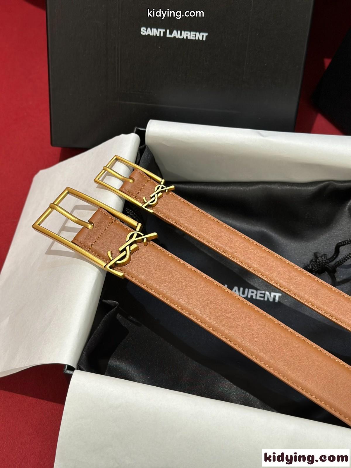 イヴ・サンローラン ベルト コピー 洗練された 合わせやすい YSL レザーベルト-2