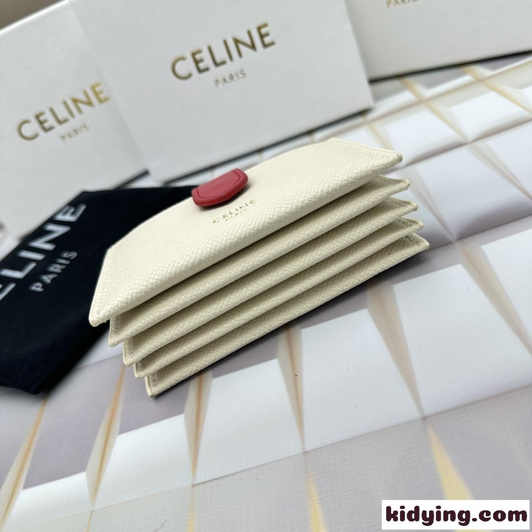 人気 セリーヌ CELINE アコーディオン カードホルダー コピー ロゴ-2