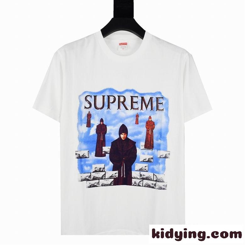 春夏 トップス シュプリーム tシャツ コピー 定番 人気 おしゃれ カジュアル ストリート プリント クルーネック 半袖-1