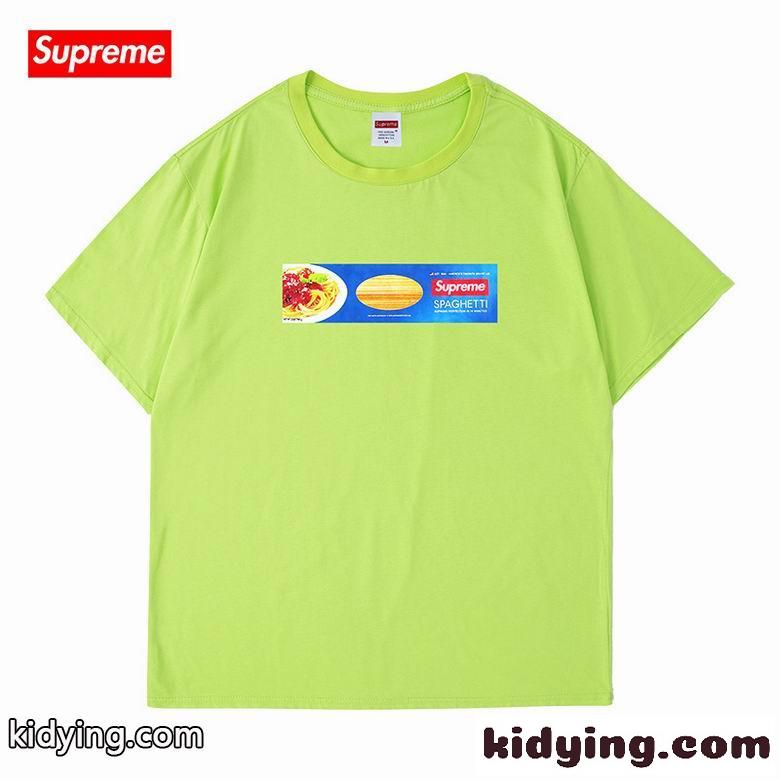 レディース メンズ 定番 人気 半袖 トップス ロゴ クルーネック シュプリーム tシャツ コピー ゆったり おしゃれ-4