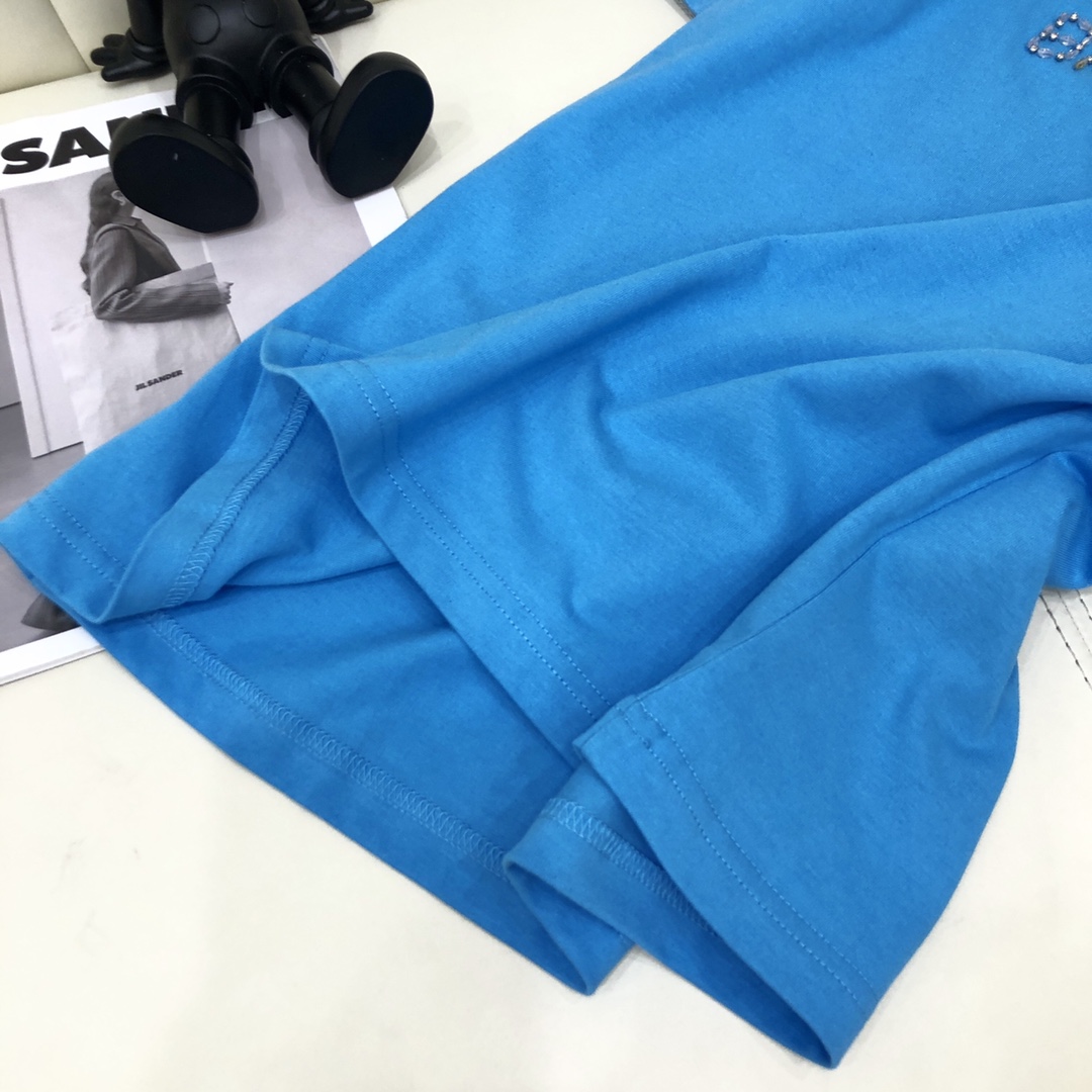 エレガント おしゃれ 可愛い ロゴ クルーネック バレンシアガ 半袖tシャツ コピー レディース 春夏 カジュアル トップス-3